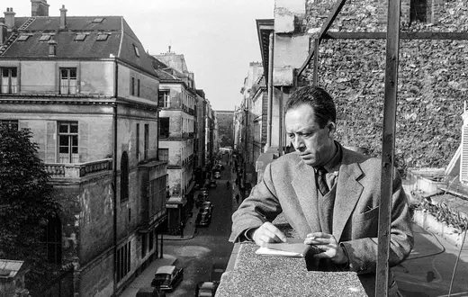 Albert Camus, Paryż 1957 r. // Fot. Loomis Dean / The LIFE Picture Collection / Shutterstock / East News