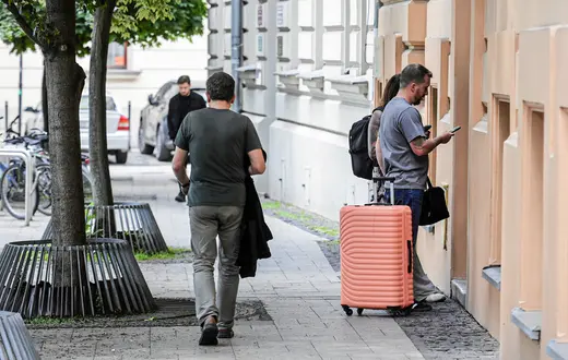 Aparthotele i turyści w Krakowie. 12 czerwca 2026 r. // Fot. Jakub Włodek / Agencja Wyborcza.pl