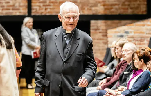 Ksiądz profesor Andrzej Szostek. Lublin, 8 kwietnia 2022 r. // Fot. Jakub Orzechowski / Agencja Wyborcza.pl
