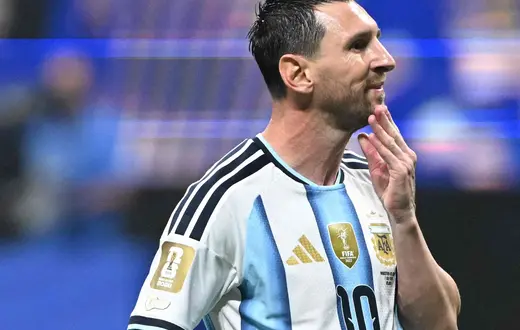 Lionel Messi w meczu 1/8 finału mundialu 2026 Argentyny z Egiptem. //Fot. Roberto Schmidt