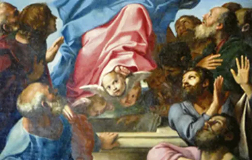 "Wniebowzięcie" w kościele Santa Maria del Popolo w Rzymie / fot. KNA-Bild / 