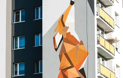 Po termo­modernizacj­i – ulica Lisia w Zielonej Górze, 2019 r. / BARTŁOMIEJ KUDOWICZ / FORUM