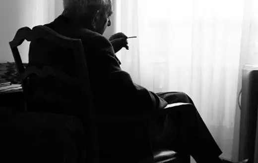 Gustaw Holoubek, marzec 2007 r. / fot. Krzysztof Żuczkowski / Forum /
