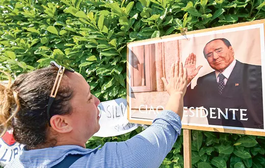 Pożegnanie z Silvio. Arcore, Włochy, 12 czerwca 2023 r. / STEFANO GUIDI / GETTY IMAGES