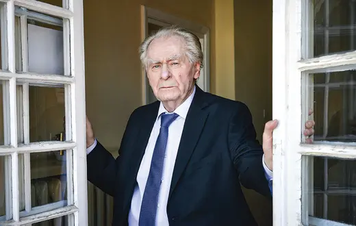 Wiesław Myśliwski, Warszawa, 5 czerwca 2014 r. / WŁODZIMIERZ WASYLUK / FORUM