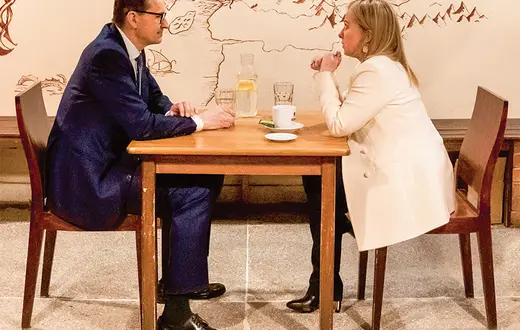 Mateusz Morawiecki i Giorgia Meloni, Warszawa, 20 lutego 2023 r. / CHIGI PALACE PRESS OFFICE / ZUMA PRESS / FORUM