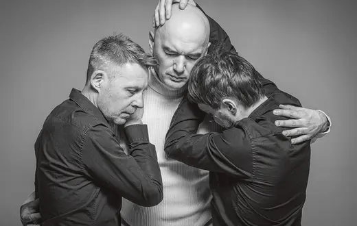Polskie Znaki (od lewej: Janusz Zdunek, JarosławWażny, Radek Łukasiewicz), styczeń 2022 r. / KOBAS LAKSA / MATERIAŁY PRASOWE