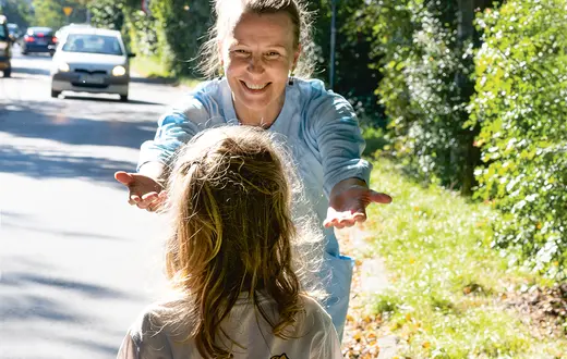 Magdalena Moskal z synem Emilem. Kraków, wrzesień 2021 r. / GRAŻYNA MAKARA