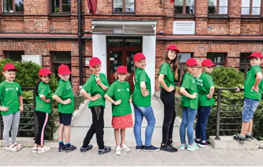 Półkolonie z nauką języka polskiego w Państwowym Gimnazjum Polskim im. J. Piłsudskiego w łotewskim Dyneburgu, czerwiec 2019 r. / PAŃSTWOWE GIMNAZJUM POLSKIE IM. J. PIŁSUDSKIEGO W DAUGAVPILS