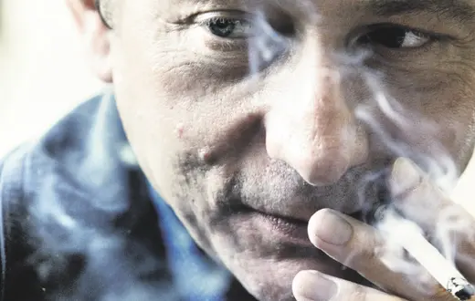 Michel Houellebecq / fot. Ted Sequi, Corbis / 