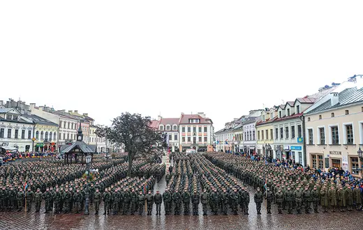 Przysięga wojskowa 3. Podkarpackiej Brygady Obrony Terytorialnej. Rzeszów, 26 listopada 2017 r. / Bartosz Frydrych / Forum