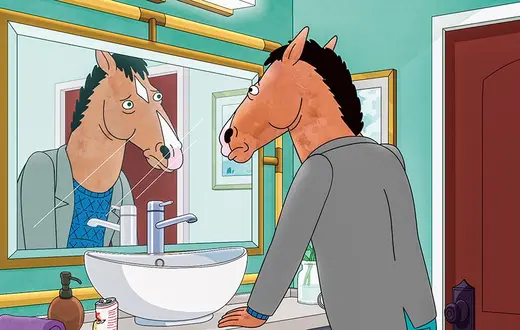 BoJack Horseman, pogrążony w depresji i uzależnieniach aktor – tytułowy bohater animowanego serialu Netfliksa dla dorosłych / NETFLIX MEDIA CENTER
