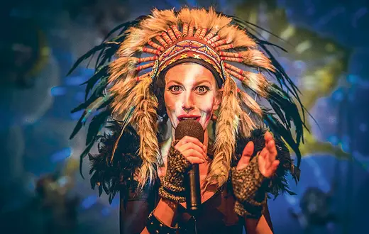 Katarzyna Chlebny w spektaklu „Kora. Boska”, Teatr Nowy Proxima, Kraków, listopad 2021 r. / MARCIN OLIVA SOTO / MATERIAŁY PRASOWE