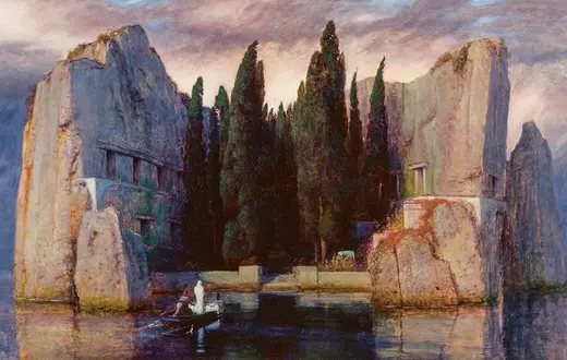 Arnold Böcklin, Die Toteninsel III, 1883, Alte Nationalgalerie, Berlin / WIKIPEDIA.ORG