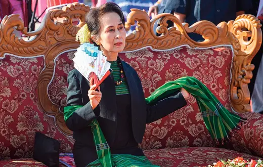 Aung Sang Suu Kyi, 15 stycznia 2020 r. / THET AUNG / AFP