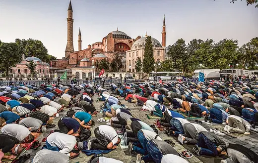 Hagia Sophia, 10 lipca 2020 r. / OZAN KOSE / AFP / EAST NEWS