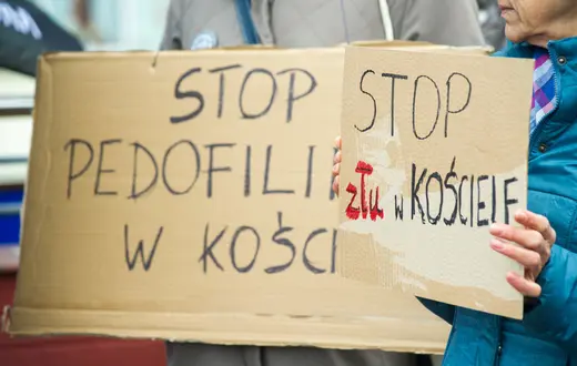 Demonstracja przeciw pedofilii w Kościele, Gdańsk 2018 r. / FOT. WOJCIECH STROZYK/REPORTER / 