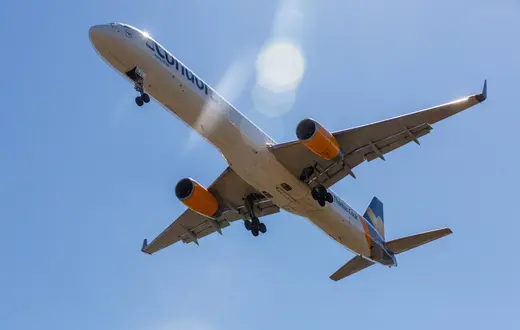 Boeing 757-300, należący do floty Condor Air, Frankfurt, czerwiec 2019 r. /
