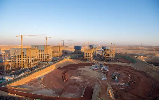 Budowa nowej stolicy administracyjnej w Egipcie, grudzień 2029 r. / Fot. Wu Huiwo/Xinhua News/East Neew / 