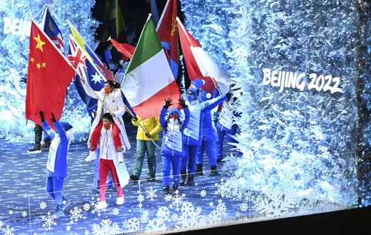 Ceremonia zamknięcia igrzysk olimpijskich w Pekinie, 20 lutego 2022 r. Fot. Huang Zongzhi/Xinhua News/East News / 