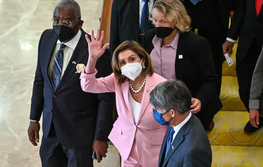Nancy Pelosi w Malezji, 2 sierpnia 2022 r. Fot. NAZRI RAPAAI/AFP/East News / 