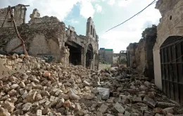 Stare miasto w Aleppo po trzęsieniu ziemi, 7 lutego 2023 r. / FOT. LOUAI BESHARA/AFP/East News / 