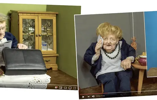 Kadry z animacji Barbary Pieli, emitowanych przez TVP Info w programie „Minęła 20” od września 2017 r. / YOUTUBE.COM