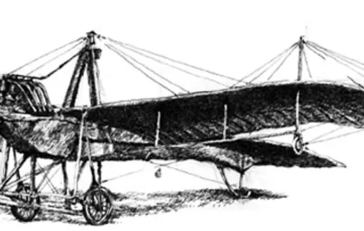 „Taube” wyróżniał się znaczną doskonałością aerodynamiczną / rys. Andrzej Zaręba / 