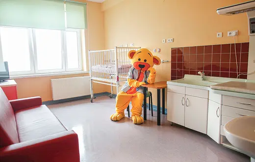 Pokój dla dzieci w Górnośląskim Centrum Zdrowia Dziecka. / DAWID CHALIMONIUK / AGENCJA WYBORCZA