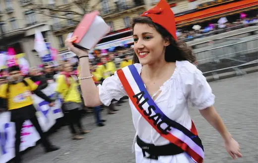 Protest przeciwko legalizacji małżeństw homoseksualnych. Paryż, 24 marca 2013 r. / Fot. WITT / SIPA / EAST NEWS