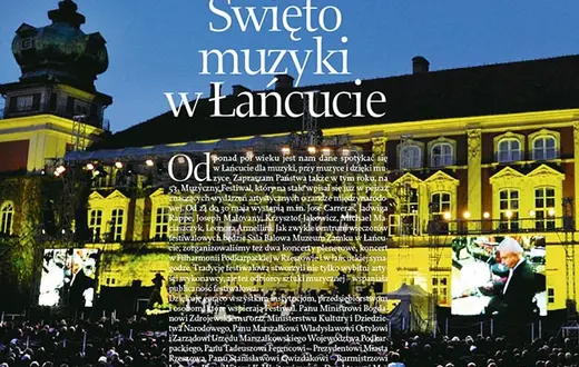 Okładka dodatku "53. Muzyczny Festiwal w Łańcucie" / 