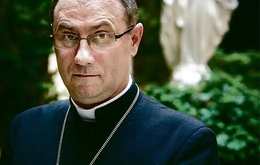 Abp Wojciech Polak, siedziba Episkopatu, Warszawa, maj 2014 r. / Fot. Robert Kowalewski dla „TP”