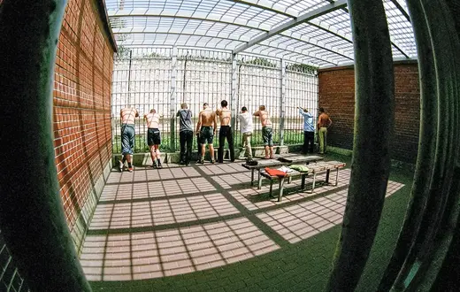 Pole spacerowe w jednym z polskich więzień / Fot. Piotr Kochański / FORUM