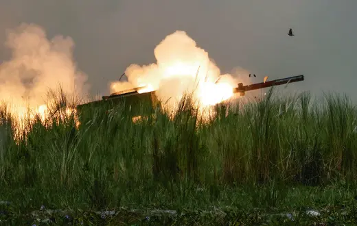 Amerykański system rakietowy HIMARS. Ćwiczenia w Tarlac. Filipiny, 13 października 2022 r. / / AARON FAVILA / AP / EAST NEWS