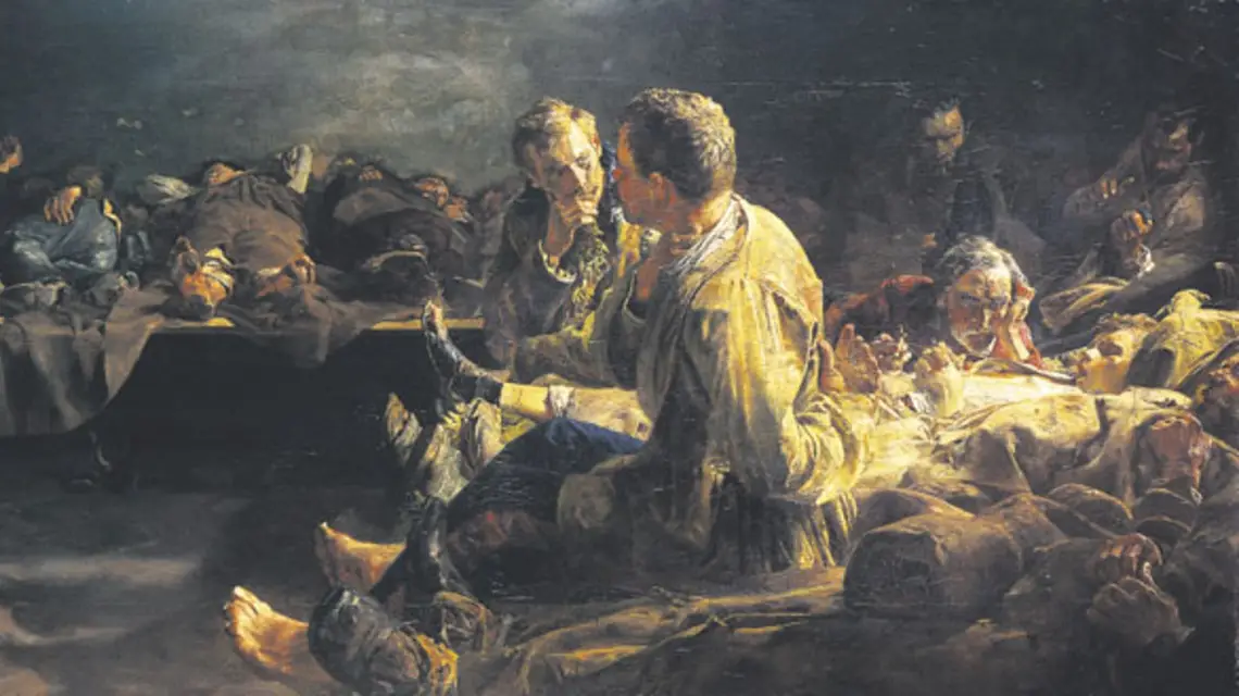 Jacek Malczewski, "Śmierć na etapie". / obraz jest wlasnością Fundacji im. Raczyńskich przy Muzeum Narodowym w Poznaniu / 