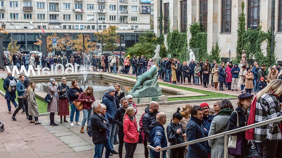 Ostatni dzień wystawy dzieł Stanisława Wyspiańskiego w Muzeum Narodowym w Warszawie, 9 października 2022 r. / BARTOSZ ROZALSKI / FORUM