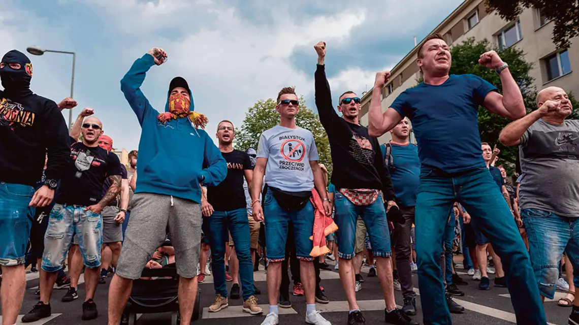 Atak na Marsz Równości w Białymstoku, 20 lipca 2019 r. / MARTYNA NIEĆKO / AGENCJA GAZETA