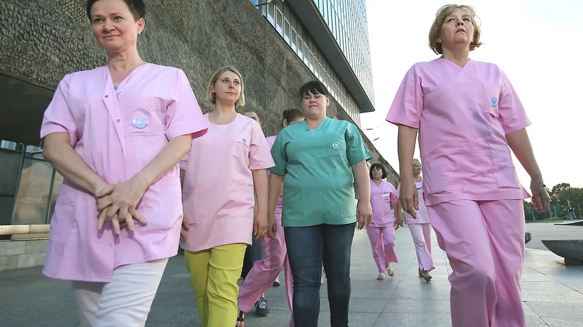 Protest w Centrum Zdrowia Dziecka, Warszawa, 29 maja 2016 r. / / Fot. Leszek Szymański / PAP