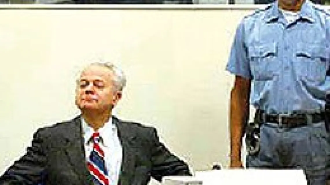 Slobodan Milosević przed Trybunałem w Hadze / 