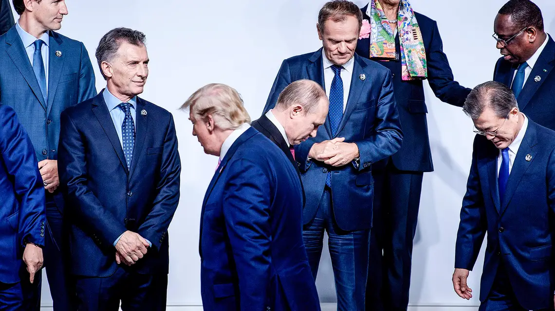  Szczyt państw G20 w Osace, Japonia, czerwiec 2019 r. / BRENDAN SMIALOWSKI / AFP / EAST NEWS / 