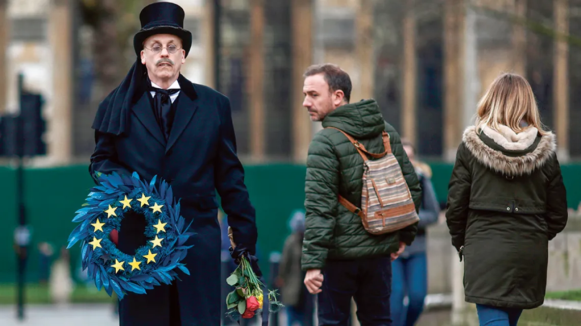 Londyn,  31 stycznia  2020 r. / Fot. Simon Dawson / Reuters / Forum / 