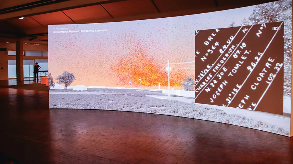 Forensic Architecture, Cloud Studies (Badania chmur), 2022, instalacja wideo, 12. Berlińskie Biennale, 10 czerwca 2022 r. / PIOTR KOSIEWSKI
