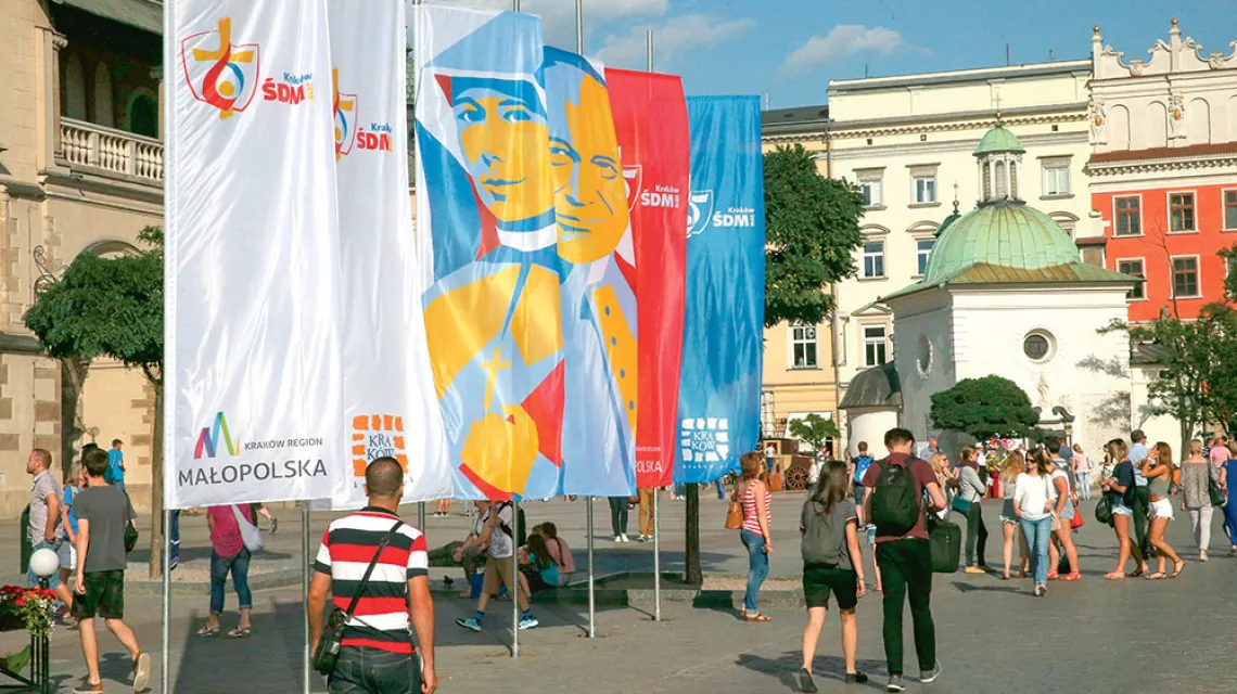 Przygotowania do Światowych Dni Młodzieży w Krakowie, 17 lipca 2016 r. / DAMIAN KLAMKA / EAST NEWS