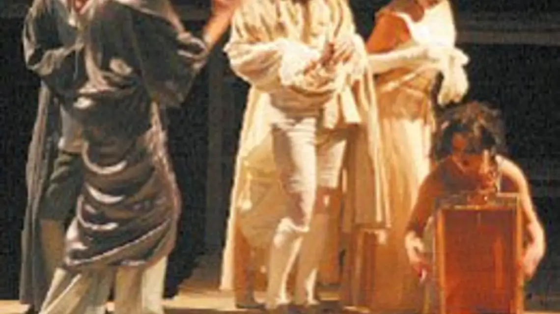 Scena ze spektaklu "Dzień dobry Państwu - Witkacy" /fot. J.Śpiewak / 