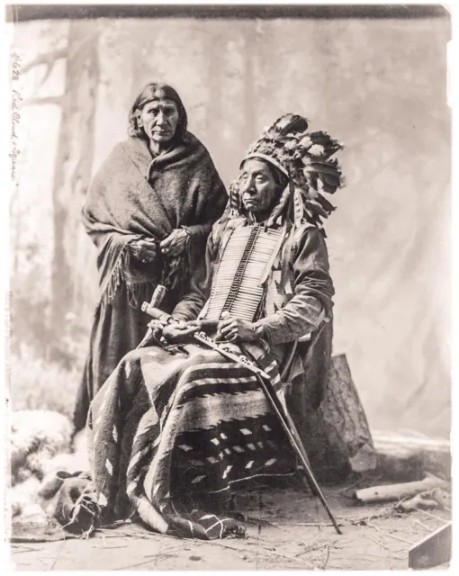 Czerwona Chmura z żoną, ok. 1899 r. / LIBRARY OF CONGRESS