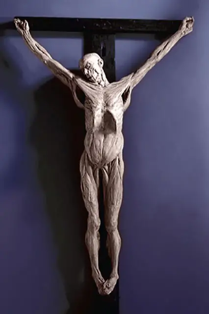 "Anatomiczne Ukrzyżowanie", początek XiX wieku, odlew gipsowy, 231,2 cm, Londyn, Royal Academy of Arts (przedruk za zezwoleniem) / 