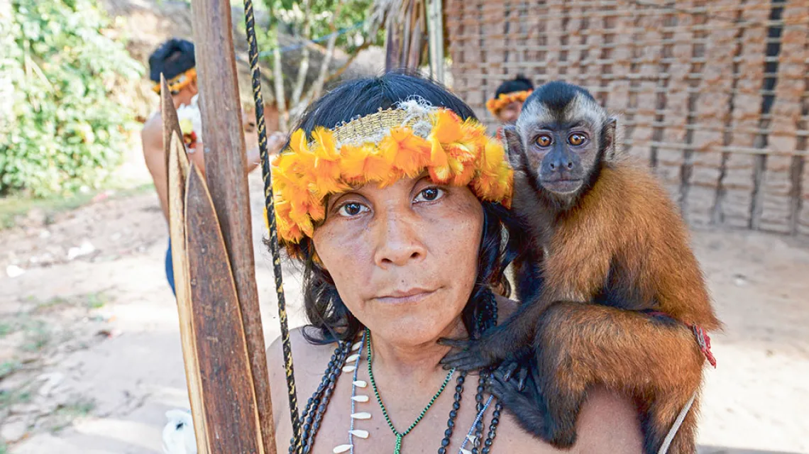 Kobieta z plemienia Awá, Maranãho, Brazylia, 2017 r. / SCOTT WALLACE / GETTY IMAGES