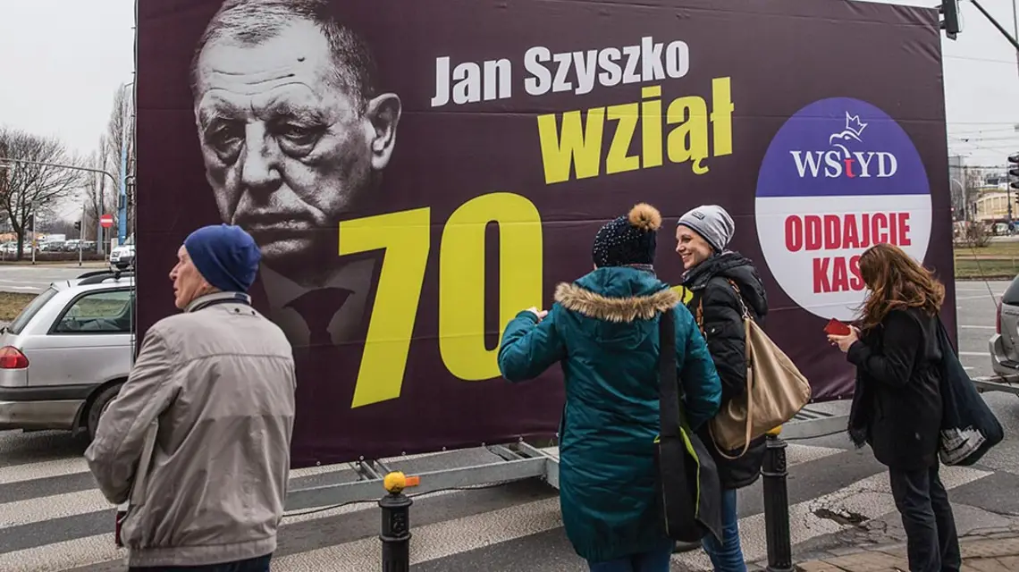 Inauguracja kampanii PO na temat nagród ministrów w rządzie Beaty Szydło, Warszawa, 14 marca 2018 r. / KRYSTIAN MAJ / FORUM