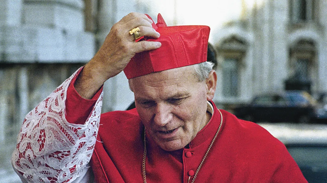 Kardynał Karol Wojtyła. Watykan, 5 października 1978 r. / AP / EAST NEWS