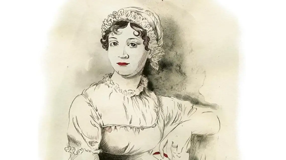Jane Austen. Rys. Joanna Rusinek / 